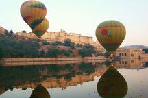 Hot Air Balloon over Amber Fort Hot Air Balloon over Amber Fort